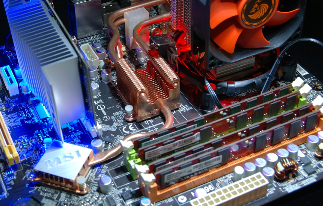 core-values computer-motherboard-with-ram-sticks-and-aftermarket-cooling-system-xskelgslv2s